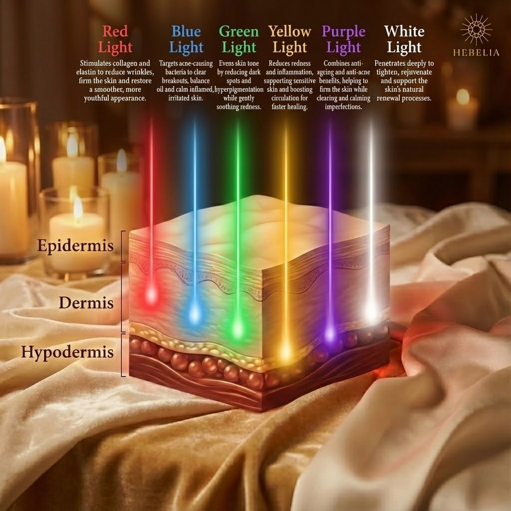 HebeMask™ - Advanced Anti Ageing Multi LED Light Therapy Facemask